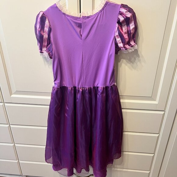 DISNEY Parks Authentic Tangled Rapunzel Deluxe Princess Dress (Girls XL 11/12) - Picture 4 of 7